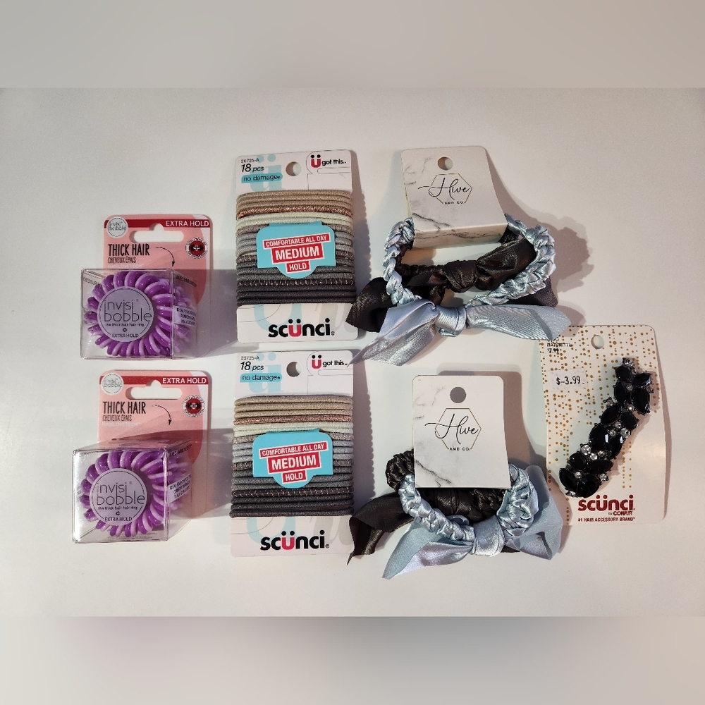 Scunci and Invisibobble Hair Accessories Set